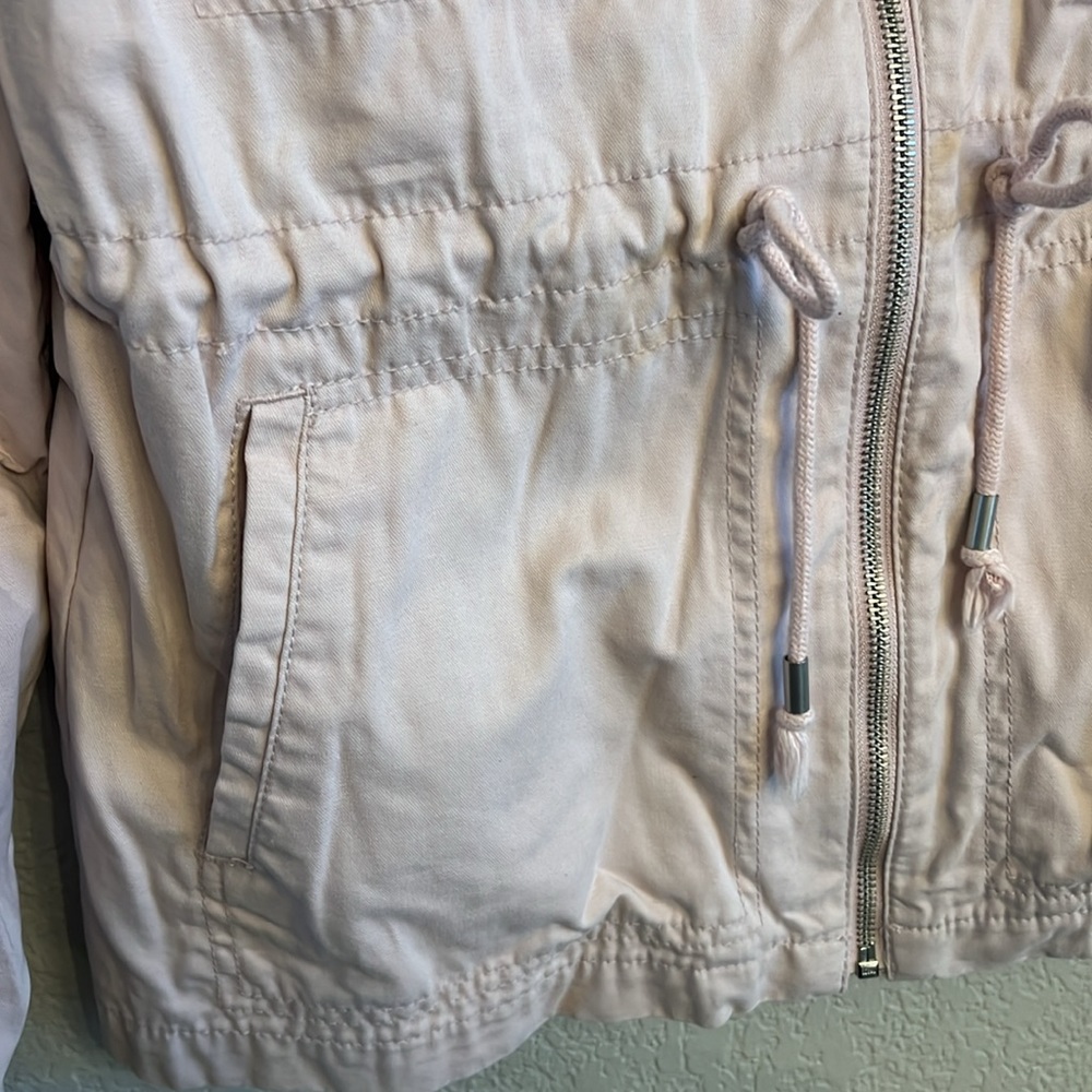Old Navy Cargo Jacket Light Pink - Picture 2 of 5
